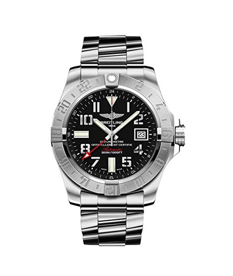 iShopping - Breitling Avenger II GMT Men's Watch Silver (A3239011/BC34-170A)
