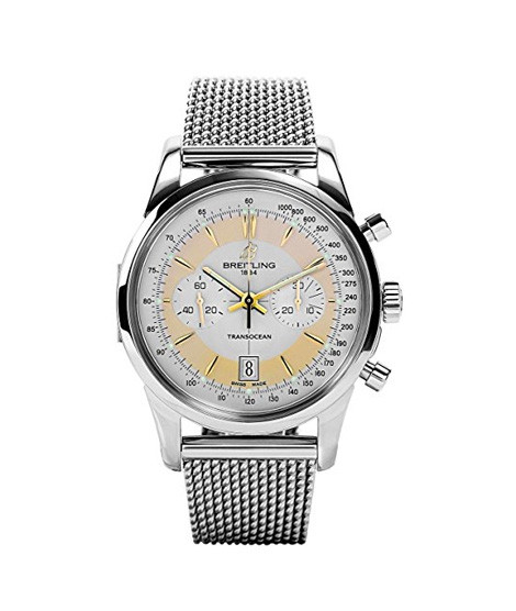 iShopping - Breitling Transocean Men's Watch Silver (AB015412/G784-154A)