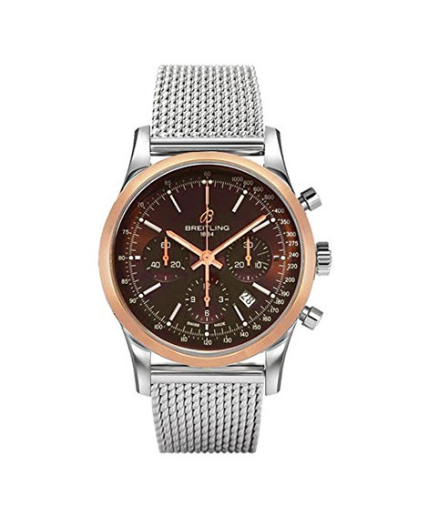 iShopping - Breitling Transocean Men's Watch Silver (UB015212-Q594)