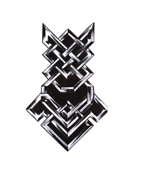 iShopping - G-Mart Black Celtic Totem Temporary Tattoo Sticker