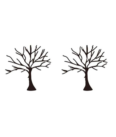 iShopping - G-Mart Winter Tree Body Art Temporary Tattoo Pack Of 2 