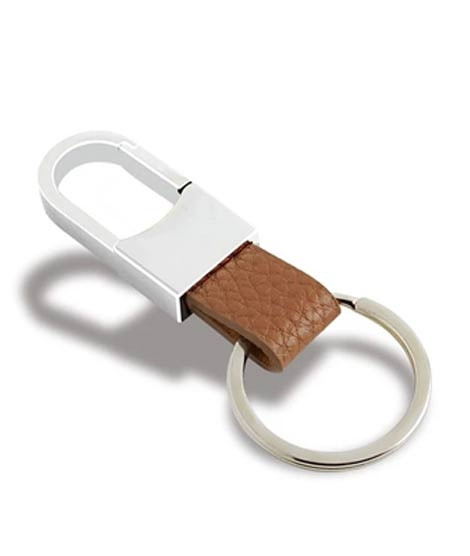 iShopping - G-Mart Creative Leather Strap Metal Key Chain