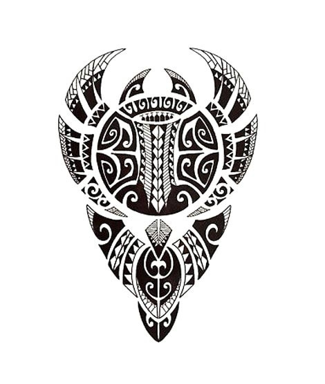 iShopping - G-Mart Polynesian Bull Temporary Tattoo Sticker