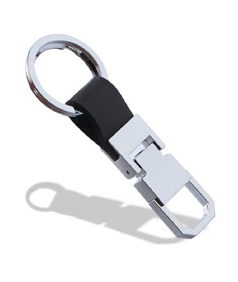 iShopping - G-Mart Leather Double Ring Metal Key Chain