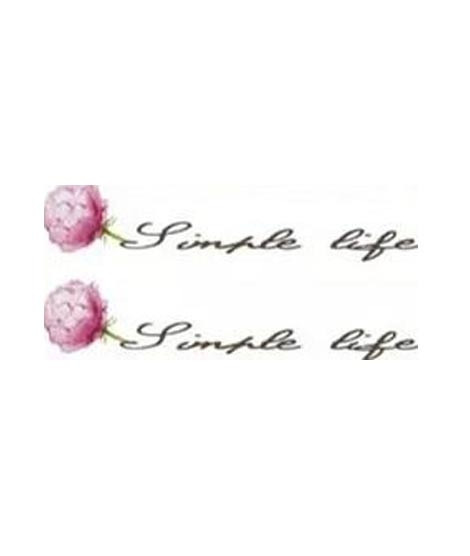 iShopping - G- Mart Red Blossom Flower Temporary Tattoo Sticker