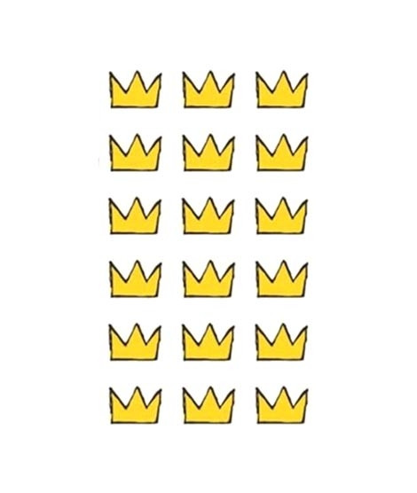 iShopping - G-Mart Crown Cartoon Temporary Tattoo Sticker