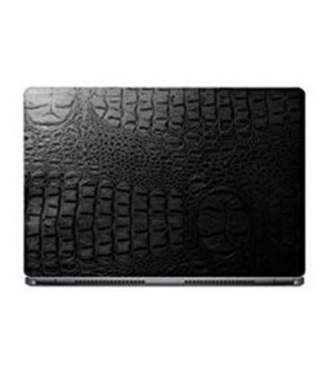 iShopping - G-Mart Crocodile Texture Back Skin Laptop Protector - Black