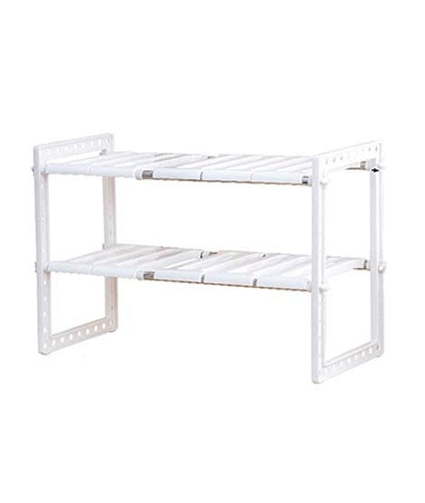 iShopping - G-Mart Under Sink Storage Shelf Organizer - White