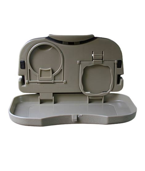 iShopping - G-Mart Foldable Car Back Seat Table Stand Gray