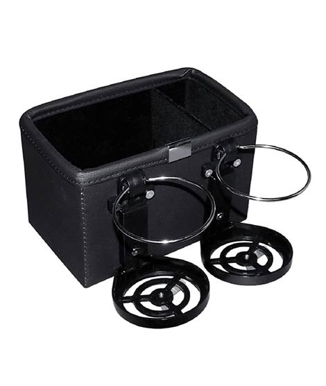 iShopping - G-Mart Multifunctional Car Armrest Storage Box - Black