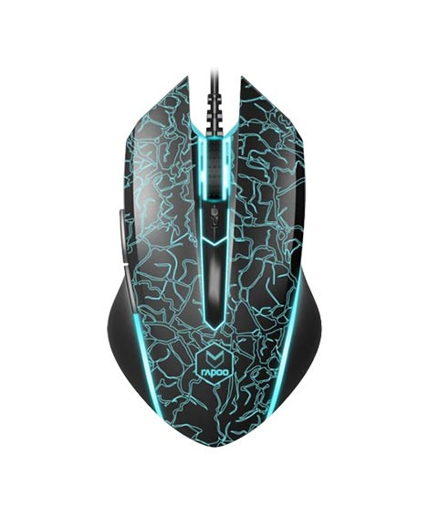 iShopping - Rapoo Gaming Optical Mouse Black (V18)