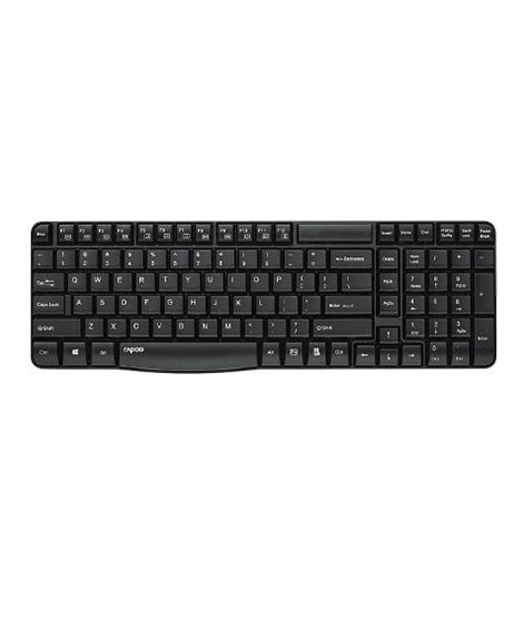 iShopping - Rapoo 2.4GHz Wireless Keyboard Black (E1050)