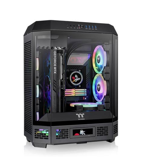 iShopping - Thermaltake The Tower 600 Mid Tower Chassis Black (CA-1Z1-00M1WN-00)