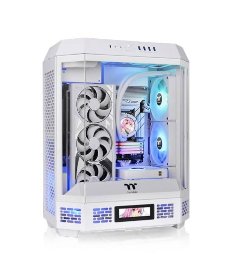 iShopping - Thermaltake The Tower 600 Snow Mid Tower Chassis White (CA-1Z1-00M6WN-00)