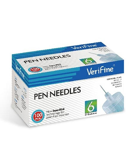 iShopping - VeriFine 31G 6mm Insulin Pen Needles - 100 Pcs