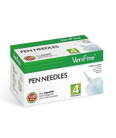 iShopping - VeriFine 32G 4mm Insulin Pen Needles - 100 Pcs