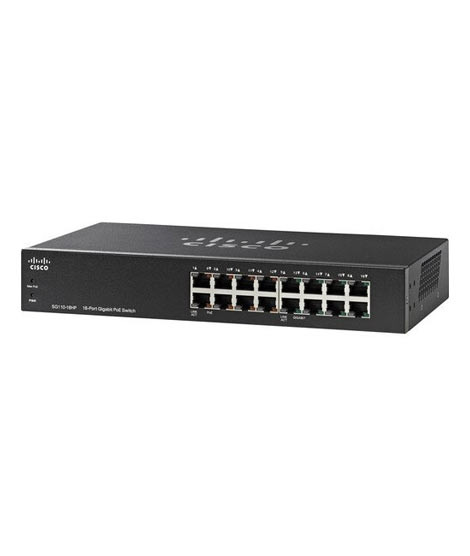 iShopping - Cisco 16-Port PoE Unmanaged Network Switch (SG110-16HP)