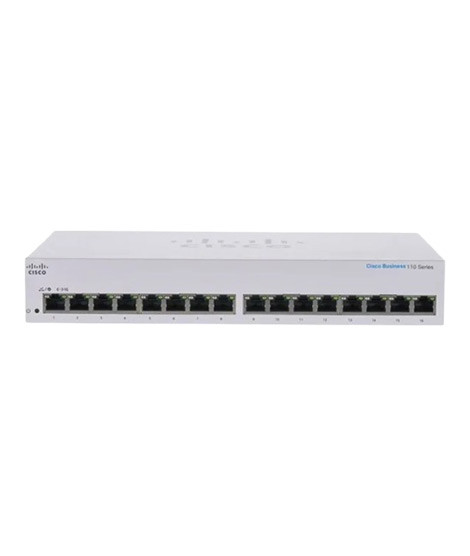 iShopping - Cisco 16 Port Gigabit Unmanaged Switch (CBS110-16T-EU)