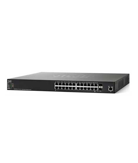 iShopping - Cisco 24-Port Managed Switch With SFP Slots (SF350-24-K9-EU)