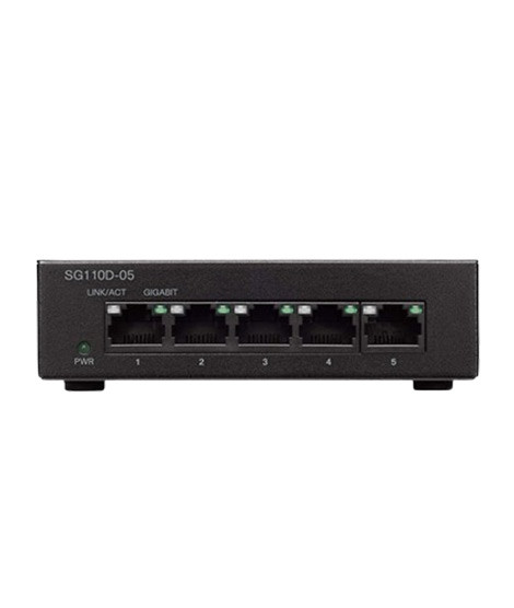 iShopping - Cisco 5-Port Desktop Unmanaged Network Switch (SG110D-05-EU)