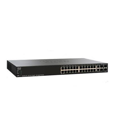 iShopping - Cisco 28-Port Gigabit Managed Switch (SG350-28 K9 EU)