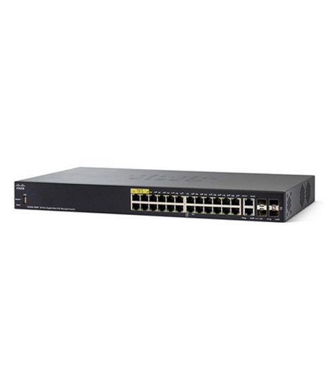 iShopping - Cisco 28-Port Gigabit PoE Managed Switch (SG350-28P)