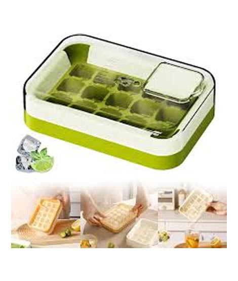 iShopping - City Mart 15 Grid Ice Cube Maker with Cover
