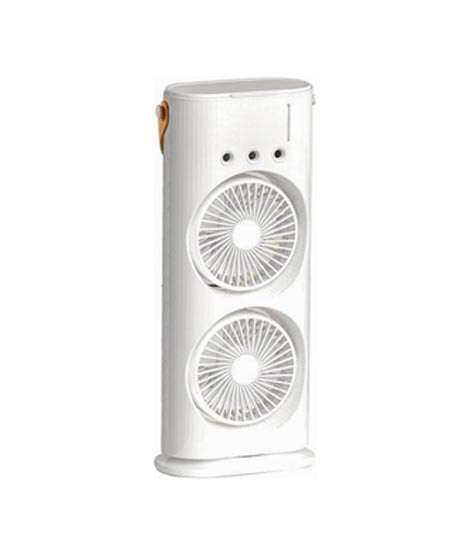 iShopping - City Mart Double Head Tower Fan with Remote Control & Humidifier