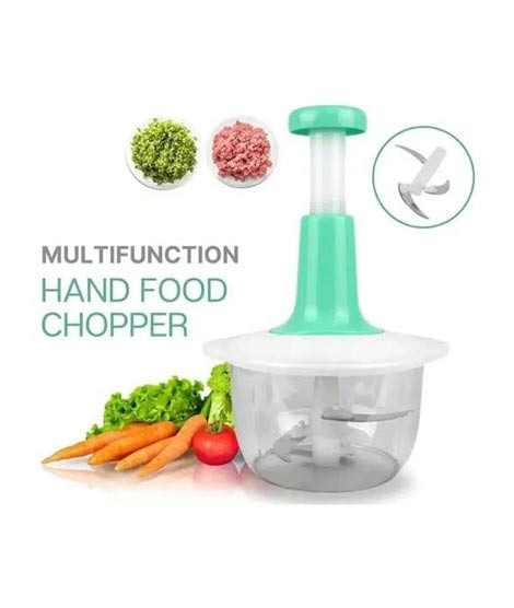 iShopping - City Mart Manual Hand Push Chopper & Mixer 1.5L