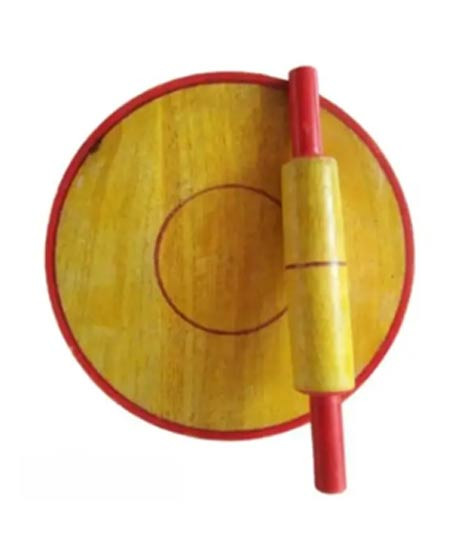 iShopping - City Mart Wooden Rolling Board and Roller 2-Piece Set