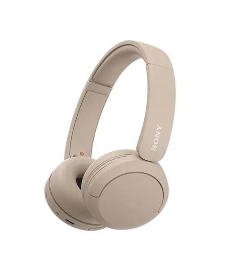 iShopping - Sony Wireless Bluetooth On-Ear Headphone Beige (WH-CH520)