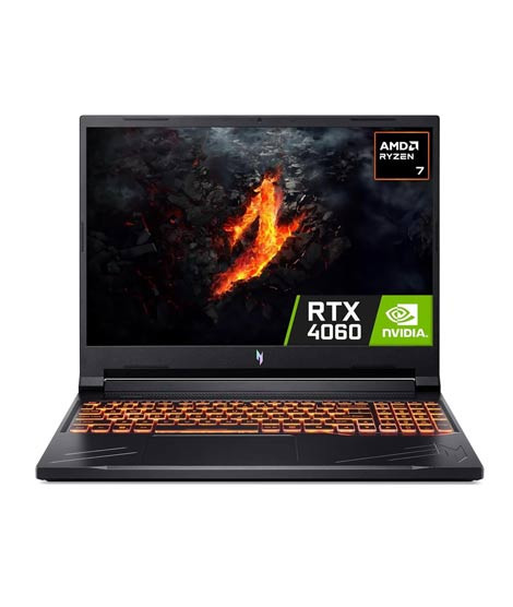 iShopping - Acer Nitro V 16 16" AMD Ryzen 7-8845HS 16GB DDR5 512GB SSD NVIDIA RTX 4060 8GB Gaming Laptop Black (ANV16-41-R2YJ)