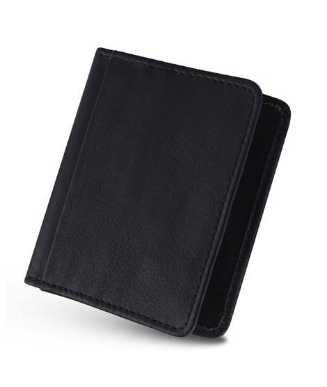 iShopping - Blackbird Leathers Handmade Leather Card Holder For Men Black (0003)