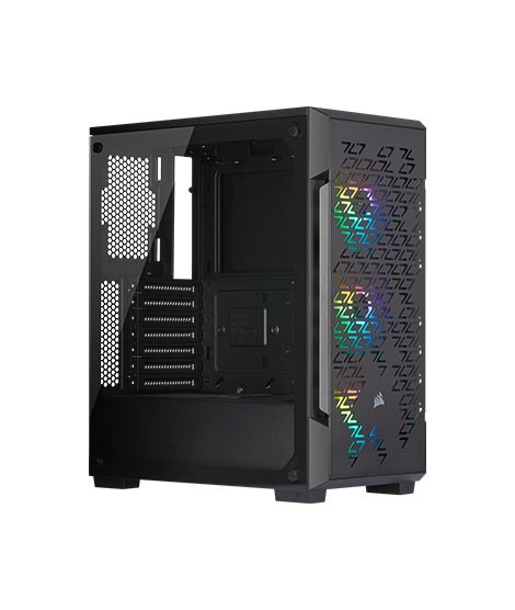 iShopping - Corsair iCUE 220T RGB Mid-Tower Computer Case Black (CC-9011173-WW)