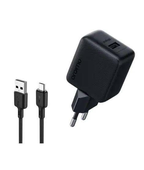 iShopping - Oraimo Charger Kit Micro USB Cable Black (OCW-5184E+M53)