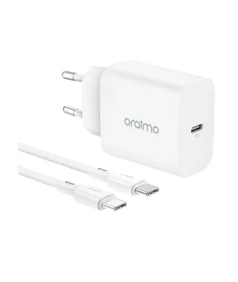 iShopping - Oraimo PowerCube 20W Fast Charger With Type-C To Type-C Cable (OCW-E106S+CC54)