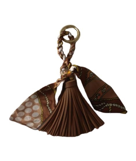 iShopping - FS Couture Silk Leather Braid Key Chain