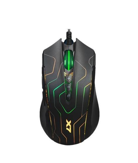 iShopping - A4Tech X89 Oscar Neon Gaming Mouse Maze Black