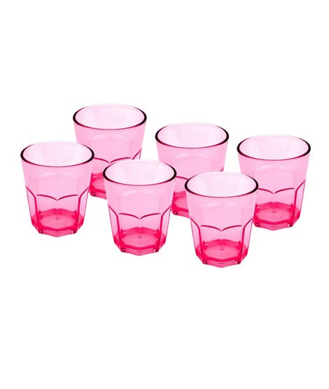 iShopping - Appollo Party Acrylic Glass M-4 (Pack Of 6) 