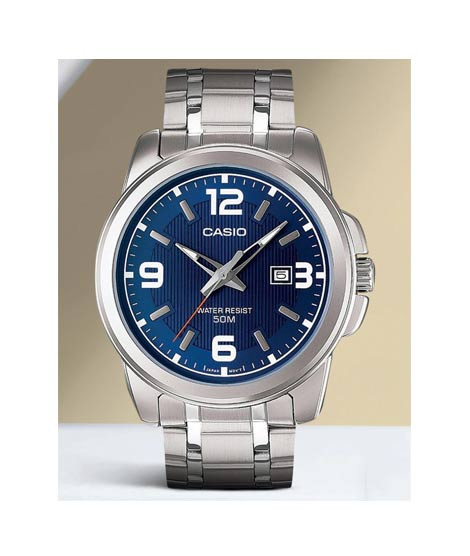 iShopping - Casio Enticer Blue Dial Watch For Men (MTP-1314D-2A)