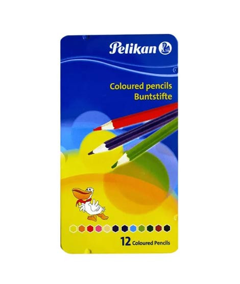 iShopping - Pelikan Colors Pencils Metal Box - 12Pcs