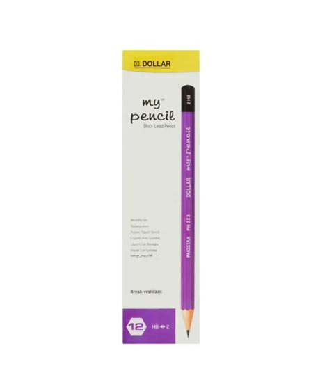 iShopping - Dollar Black Lead Pencil - Pack Of 12