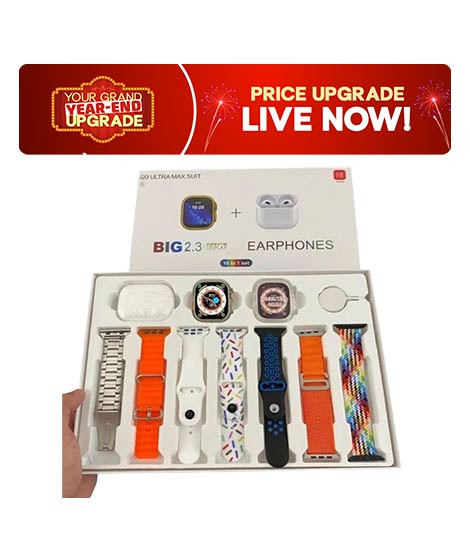iShopping - Asandukan I20 Ultra Smart Watch With Earbuds And 7 Straps