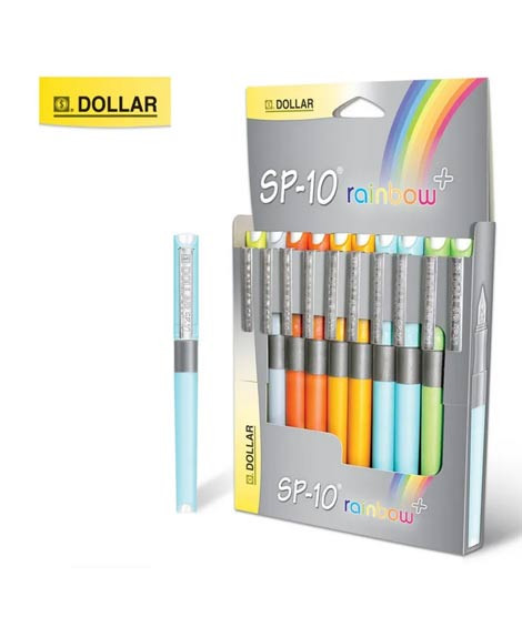 iShopping - Dollar Multicolor Fountain Pen (SP-10) - Pack Of 10