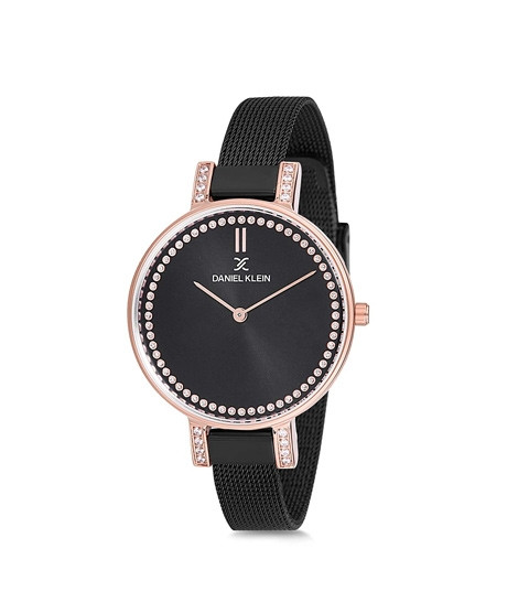 iShopping - Daniel Klein Analog Watch For Women Black (DK12177-4)