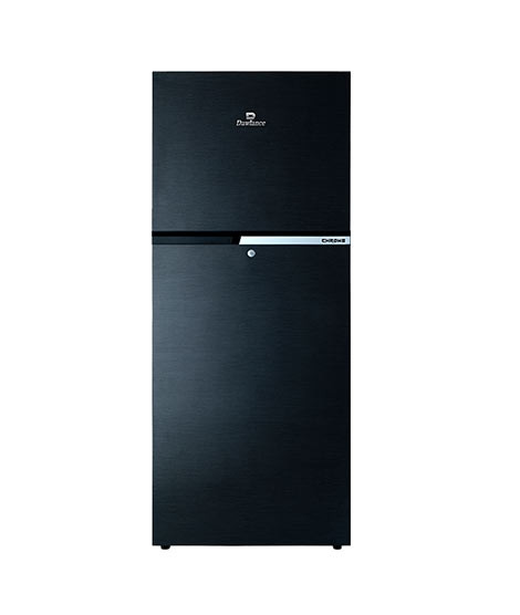 iShopping - Dawlance Chrome Freezer-On-Top Refrigerator 12 Cu Ft Hairline Black (9173-WB)