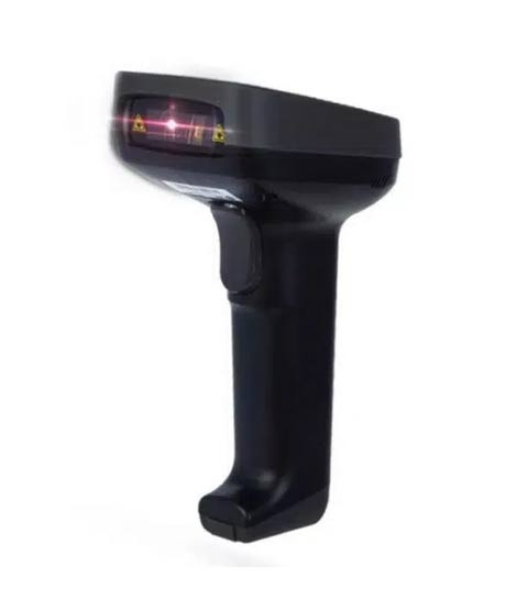 iShopping - Deli Handheld Wired Barcode Scanner Black (E14953)