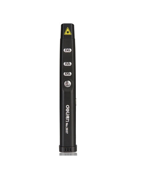iShopping - Deli Red Laser Wirelesss Presenter Black (3937)