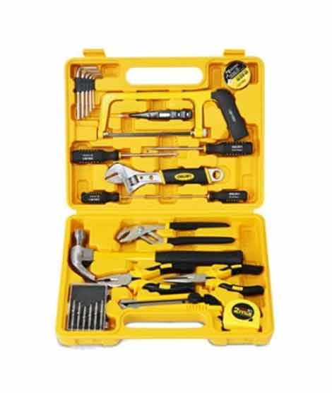 iShopping - Deli Soft Grip Tools Kit With Fiber Case 25-Pieces (3702)
