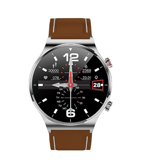 iShopping - Blulory Glifo G6 Pro Smartwatch Brown